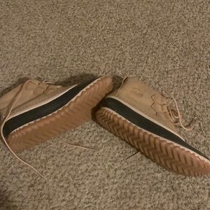 Too small. Very nice Sorel boots.